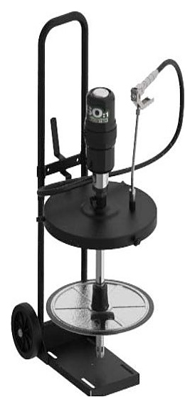 Пневматический солидолонагнетатель PIUSI Piusi 60:1 BOOSTER + телега