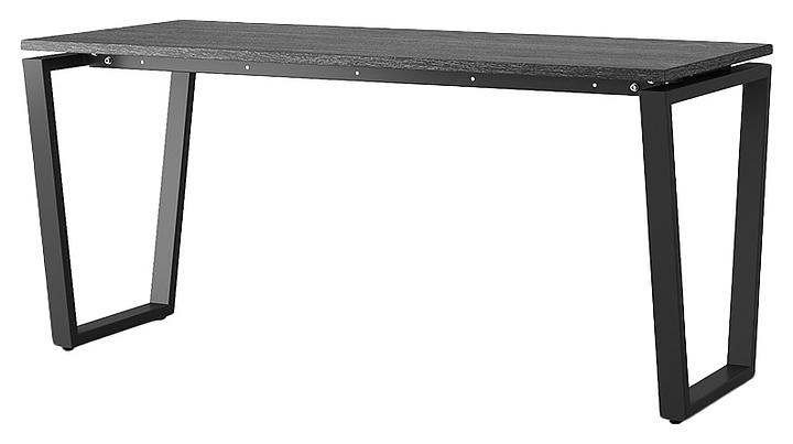 Стол офисный КОБОР OTR-180/80 black/glazed