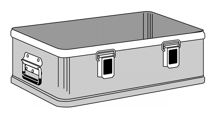 Секция транспортировочного бокса нижняя ZARGES K 470 40500 Plus (550x350x150 мм)