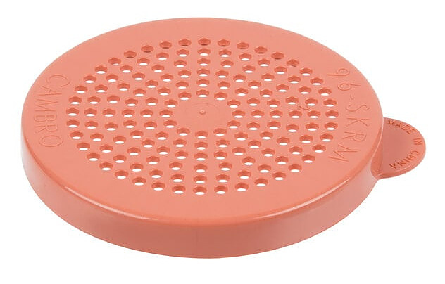 Крышка сменная для среднего помола Cambro 96SKRLM-408 85х85х10 мм поликарбонат, розовый