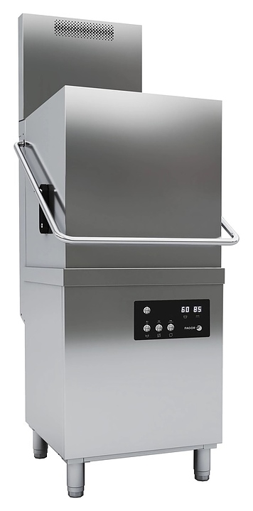 Машина посудомоечная купольная Fagor Professional WHC-502 T RC D с рекуператором, дозатором моющего средства и LED дисплеями