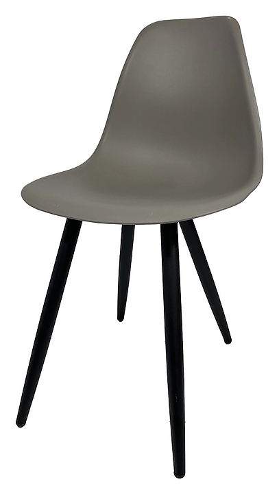Стул BentWood Eames HR серо-бежевый