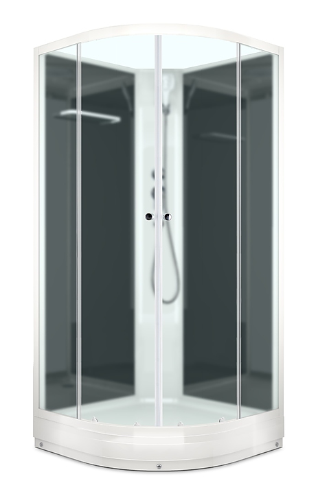 Душевая кабина без крыши Domani-Spa Eco Delight 88 DS01EcD88LBM00 80х80 см