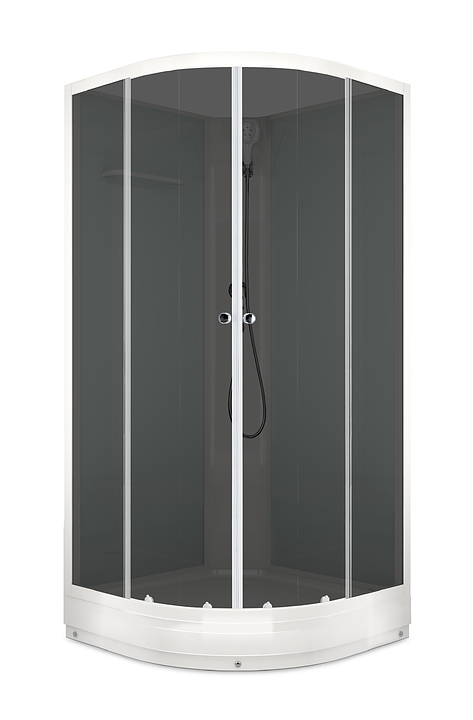 Душевая кабина без крыши Domani-Spa Eco Delight 88 DS01EcD88LWT00 80х80 см