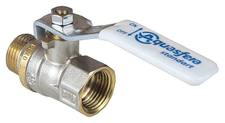 Кран шаровой Aquasfera 107-5148, ДУ 32, PN 2 МПа, 1 1/4