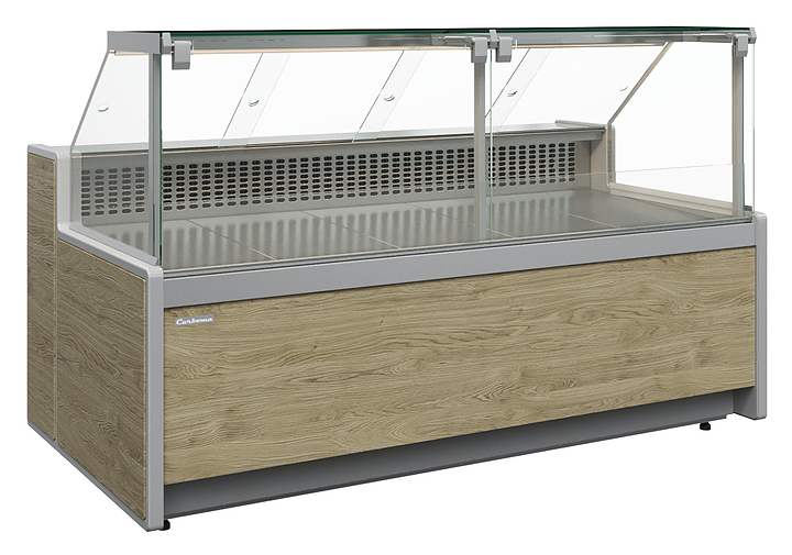 Витрина нейтральная Carboma Gelios GC111 N 3,75-1 1010 (без агрегата, газлифт, без боковин) мариель
