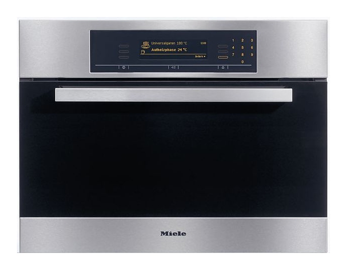 Встраиваемая пароварка Miele DG 5080 сталь CleanSteel