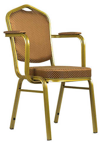 Стул ChiedoCover Хит 25 мм с подлокотниками, золотой