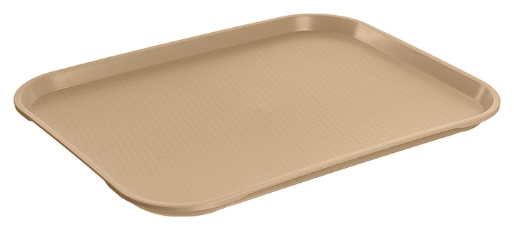 Поднос MGprof 1758 44,5х34,5 см (полипропилен) поверхность классик (106) прямоугольный бежевый