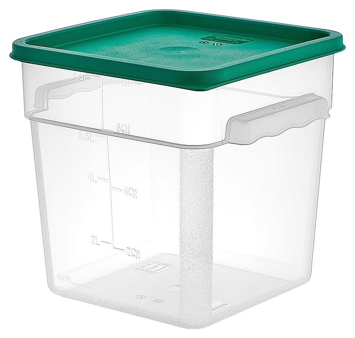 Контейнер для продуктов Gastroplast GSPP-8 7,6 л 24х23 см h=23 см (полипропилен) прозрачный