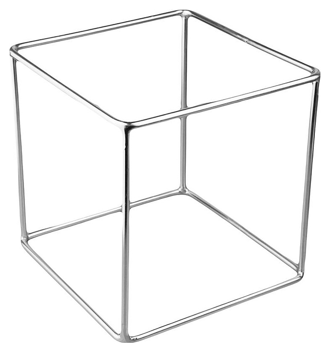 Подставка фуршетная P.L. Proff Cuisine RWSQ04 18х18х18 см (нерж. сталь)