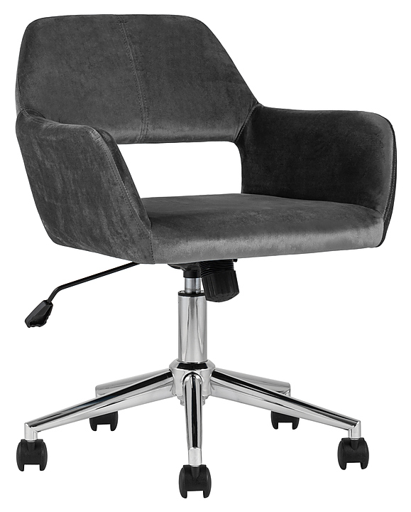 Кресло офисное Stool Group Ross велюр серый