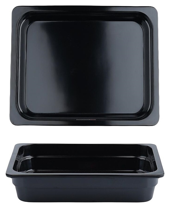 Гастроемкость P.L. Proff Cuisine 81222613 Black GN 1/2 (325x265х65) 4 л (меламин) черная