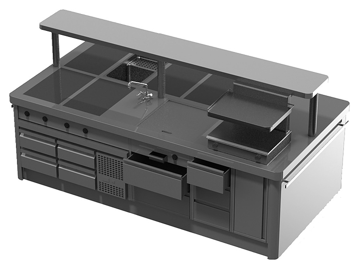 Остров тепловой RestoArt RA-IH20-02