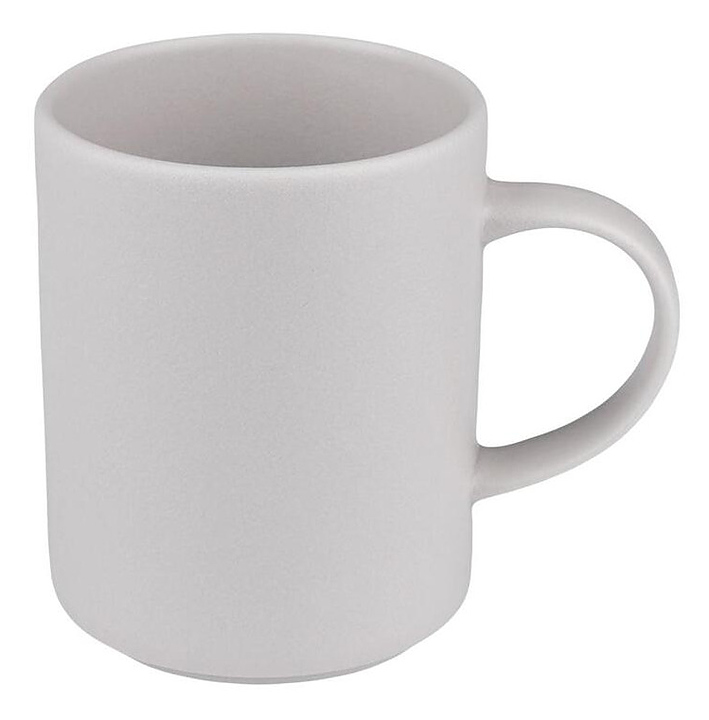 Кружка Noble Light Grey 095622А 250 мл d 7.1 см h 8.9 см, серый