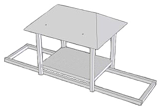 Подставка с навесом ТТМ ПСС-100/8Р-01