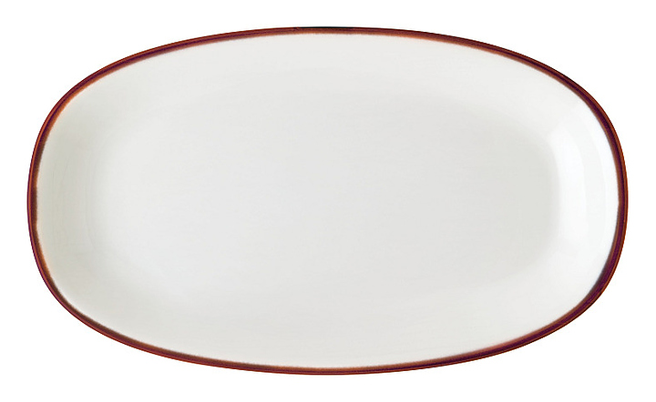 Блюдо для подачи Bonna Линеа Бургундия Гурмэ 77224 190х110 мм