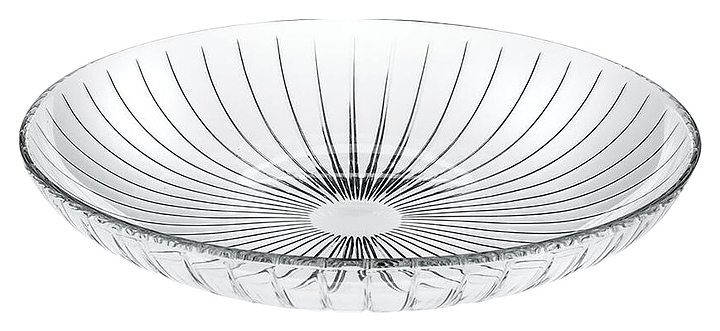 Салатник RCR Cristalleria Italiana Sunbeam 26045020106 d=21 см h=3,8 см (хрустальное стекло)