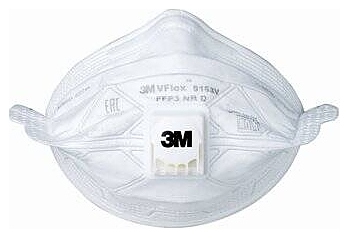 Респиратор защитный 3M 9163V VFlex FFP3 с клапаном выдоха