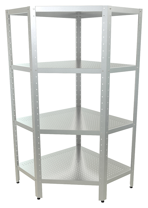 Стеллаж кухонный КОБОР СКПУ-3/3-100/100 (высота 1800)