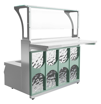 Мармит первых блюд 2-конфорочный Luxstahl МПЧ (С)-1200 Premium Mirror (Зеркало)