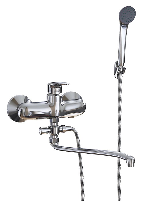 Смеситель для ванны с душем Mixline ML05-02 хром