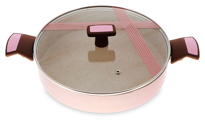 Сотейник Kitchenstar SYB-O120AK-0228 с крышкой 28 см