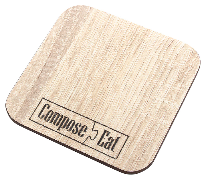 Подставка под кружку ComposeEat PGS962086OA4 10х10х4 см дуб светлый