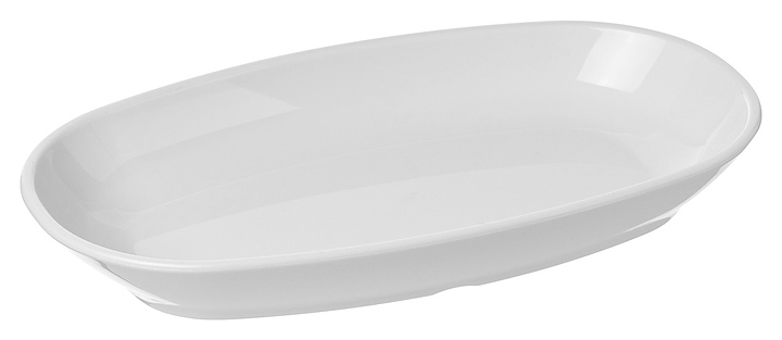 Блюдо сервировочное Gastroplast 80004 24х13,8 см (поликарбонат) овальное белое