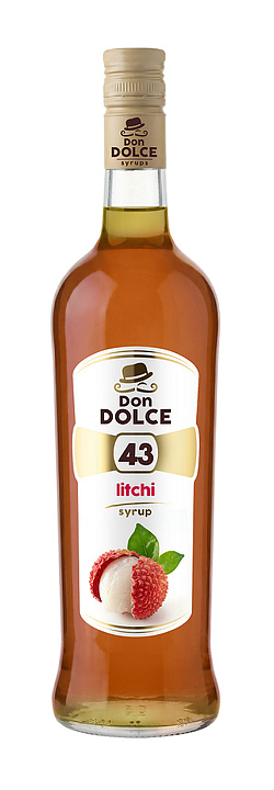 Сироп Don Dolce 75876 Личи 1 л (бутылка стекло)