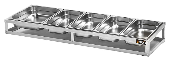 Подставка для гастроемкостей Osba SC 4+1 1/4 без стекла