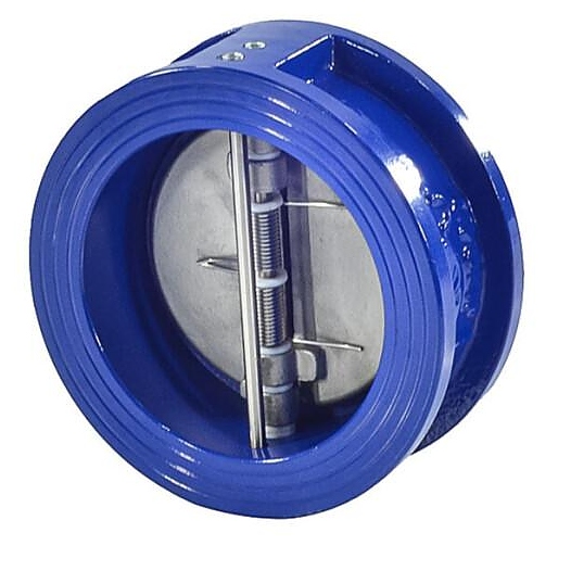 Клапан обратный Zetkama 2/створ 407A Ду 200 Ру16 Тмакс=100 оС межфл створки нерж