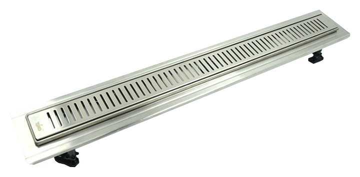 Лоток душевой TIMO BASIC STEEL 60 см с решеткой