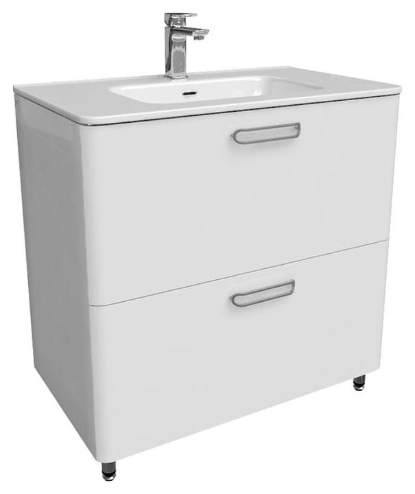 Тумба с раковиной IDDIS Brick BRI80WFi95K 80 см напольная