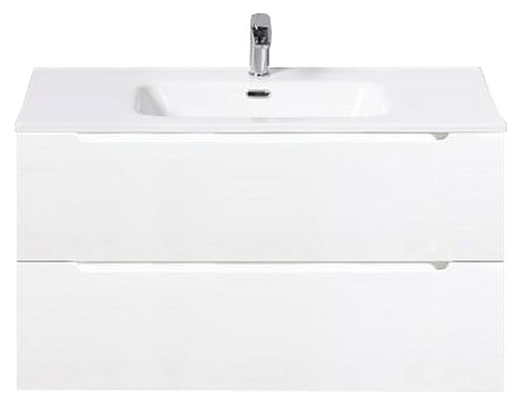 Тумба под раковину BelBagno ETNA-900-2C-SO-BL-P белый глянцевый