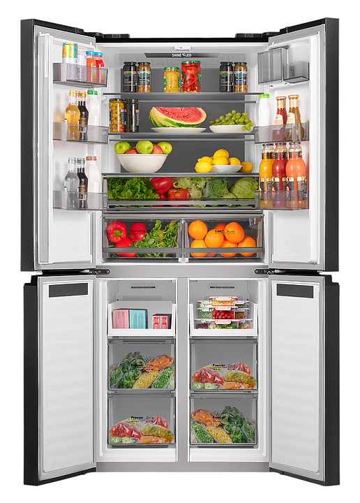 Холодильник Maunfeld Cross Door KITFit NO FROST MFF192NFSB01 518 л 833х640х1910 мм черный