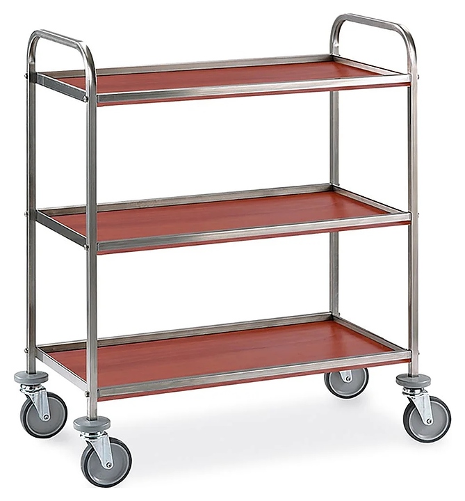 Тележка сервировочная P.L. Proff Cuisine SVT 5450 Hotelware 76х51х81 см (нерж. сталь)