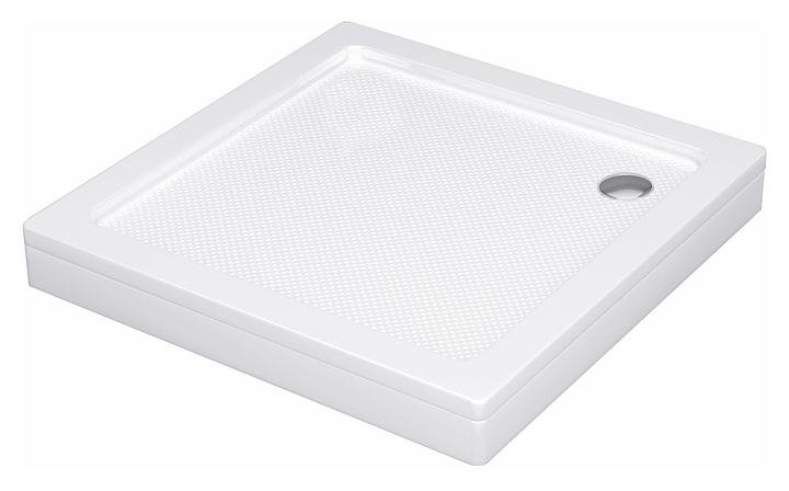 Поддон душевой с сифоном Wasserkraft Amper 29T02 80х80 см, белый