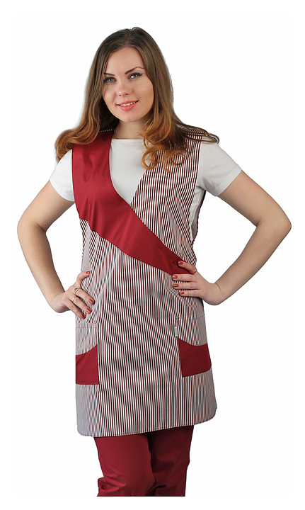 Костюм женский Ursus ТОР528-230 София р.44-46, рост 170-176 бело-бордовый