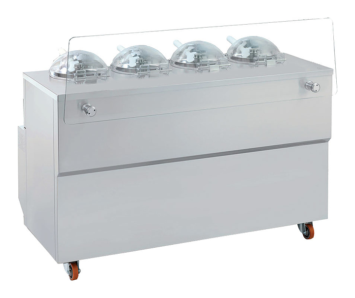 Фризер-витрина для мороженого Frigomat GX4 W 380В (встраиваемая)