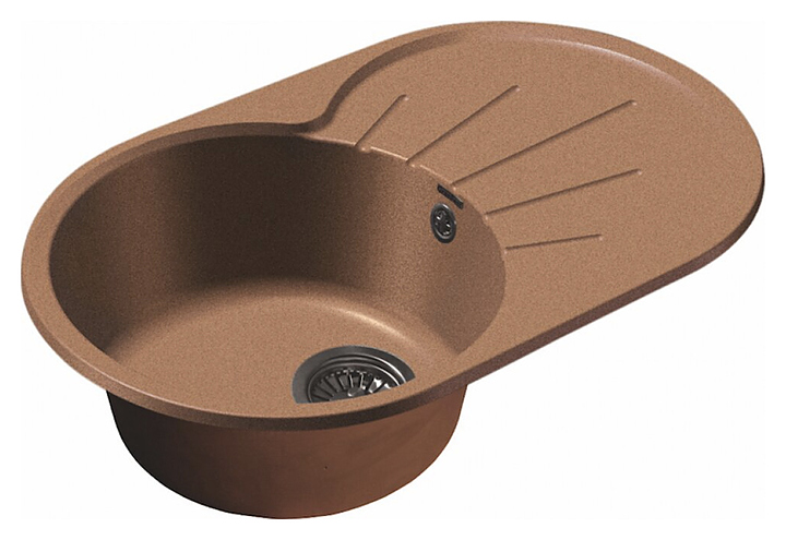 Кухонная мойка GranFest Rondo GF-R750L терракот