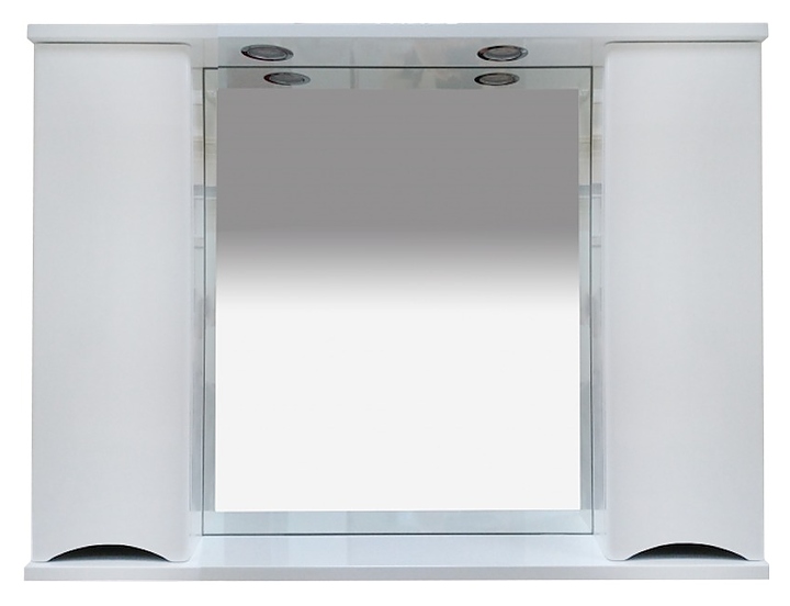 Шкаф зеркальный Misty Элвис-105 103х74,2 см белый