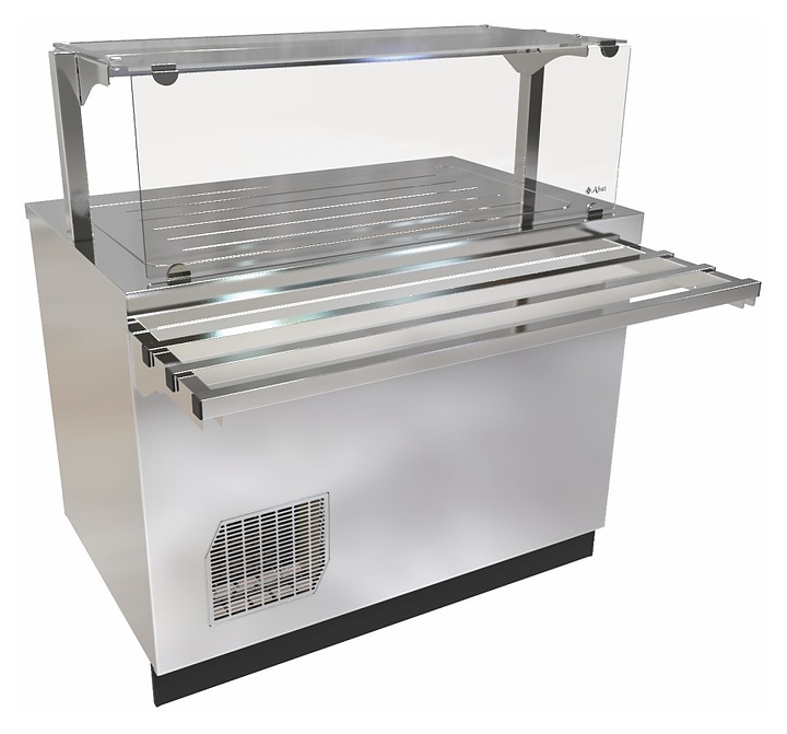 Прилавок-витрина холодильный Abat Сэйла ПВВ(Н)-70Е-04-НШ нерж.