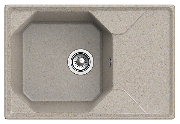 Кухонная мойка GranFest Unique GF-U-740L песочный