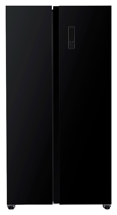 Холодильник Kraft KF-MS5701BI черное стекло