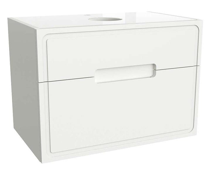 Тумба под столешницу Taliente Olejio TA-MBO-80PS-blanco 79.3х48.6х56 см белый