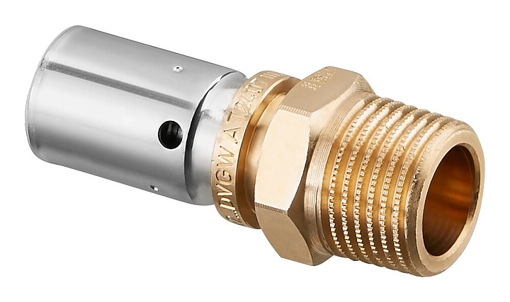 Пресс-соединение Oventrop Cofit PD-HT 1562046, PN 10, 20х2.8 мм - R 3/4