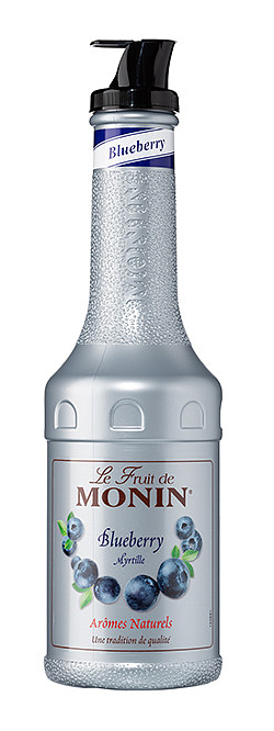 Основа для напитков (пюре) Monin 77298 Черника 1 л (бутылка с дозатором)