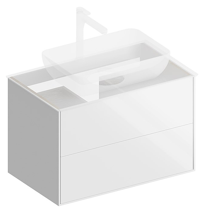 Тумба под раковину Kerama Marazzi Plaza Modern PLB.M.80.2\WHT.V