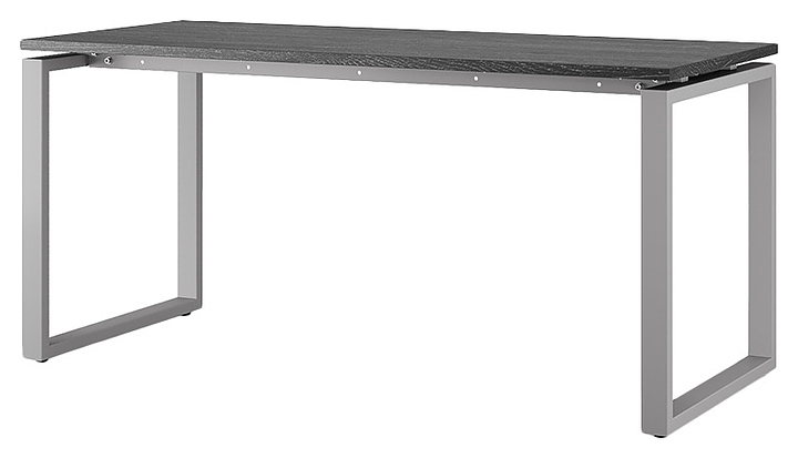 Стол офисный КОБОР O1-180/70 aluminum/glazed